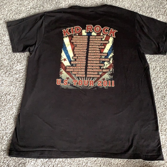 Kid Rock 2011 Concert Tee Shirt - Picture 2 of 7